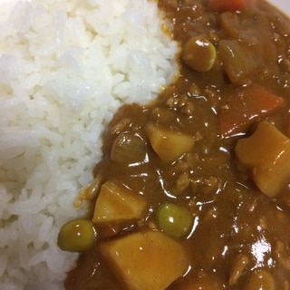 枝豆カレー(´Д` )